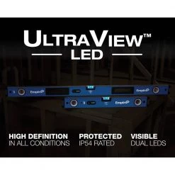 48 in. LED Level with UltraView LED 9 in. Torpedo Level by Empire -Empire Sales Store empire levels e95 48 em95 10 a0 1000