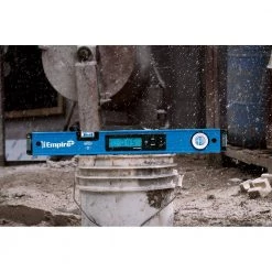 24 in. Magnetic Digital Box Level with Case and Magnetic Torpedo Level and Rafter Square in True Blue by Empire -Empire Sales Store empire levels em105 24 em71 8 e2994 44 1000