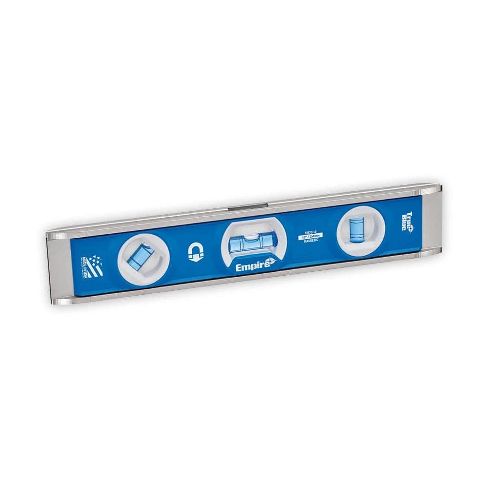 10 in. True Blue Rare Earth Magnetic Torpedo Level by Empire 5 10 in. True Blue Rare Earth Magnetic Torpedo Level by Empire - Image 3