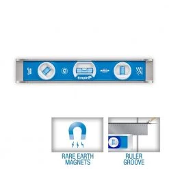 10 in. True Blue Rare Earth Magnetic Torpedo Level by Empire