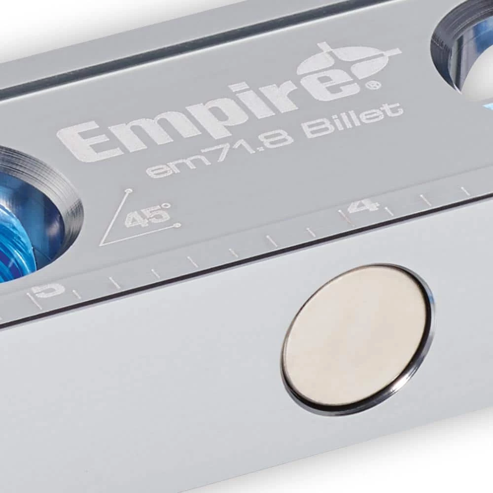 8 in. True Blue Magnetic Billet Torpedo Level by Empire 8 8 in. True Blue Magnetic Billet Torpedo Level by Empire - Image 6