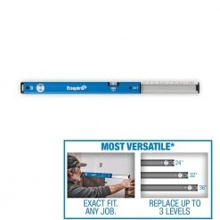 24 in. to 40 in. True Blue Extendable Box Level by Empire