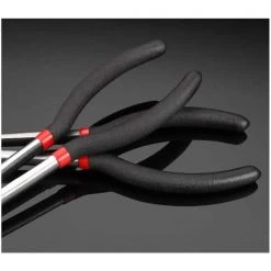 11 in. Straight 90-Degree, 45-Degree, Hose and Cable, and Long Flat Nose Pliers Set (5-Pieces) by KING -Empire Sales Store king all trades needle nose pliers 1915 0 4f 1000