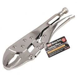12 in. Heavy-Duty Locking Pliers, Curved Jaw