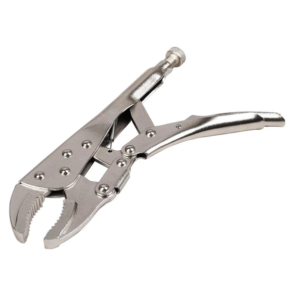 12 in. Heavy-Duty Locking Pliers, Curved Jaw 4 12 in. Heavy-Duty Locking Pliers, Curved Jaw - Image 2
