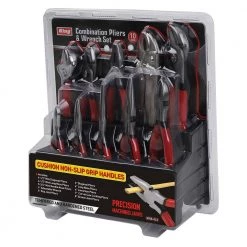 Combination Pliers and Wrench Set (10-Piece Set) by KING -Empire Sales Store king plier sets 0058 0 4f 1000