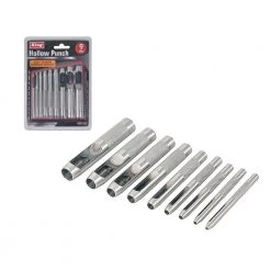 9-Piece Hollow Punch Set by KING