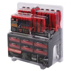 Screwdriver and Bit Set with Storage Rack (100-Piece) by KING -Empire Sales Store king screwdriver sets 1592 0 44 1000