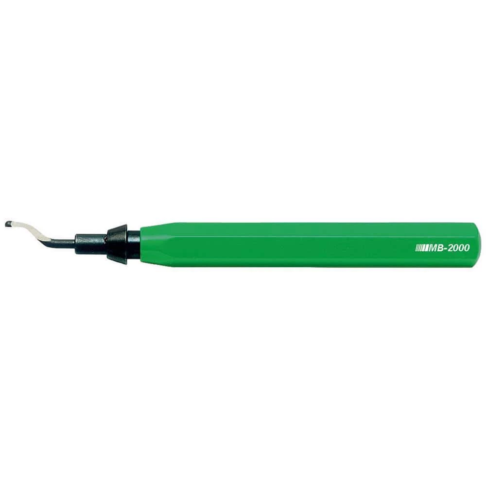 MB2000 with E100 Blade Deburring Tool with Heavy-Duty Green Handle by SHAVIV 3 MB2000 with E100 Blade Deburring Tool with Heavy-Duty Green Handle by SHAVIV