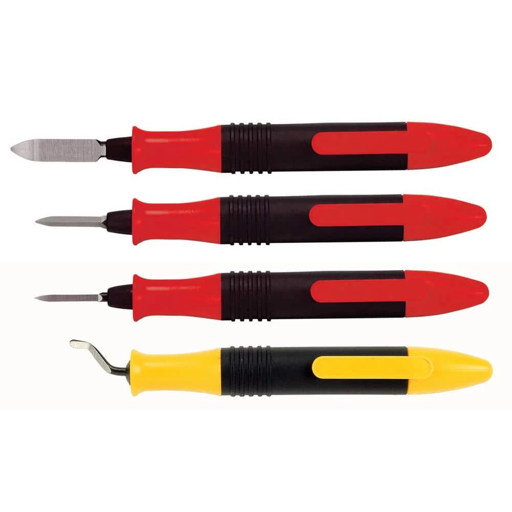 Deburring Fixed Triangular Scraper Kit (4-Piece) by SHAVIV 3 Deburring Fixed Triangular Scraper Kit (4-Piece) by SHAVIV