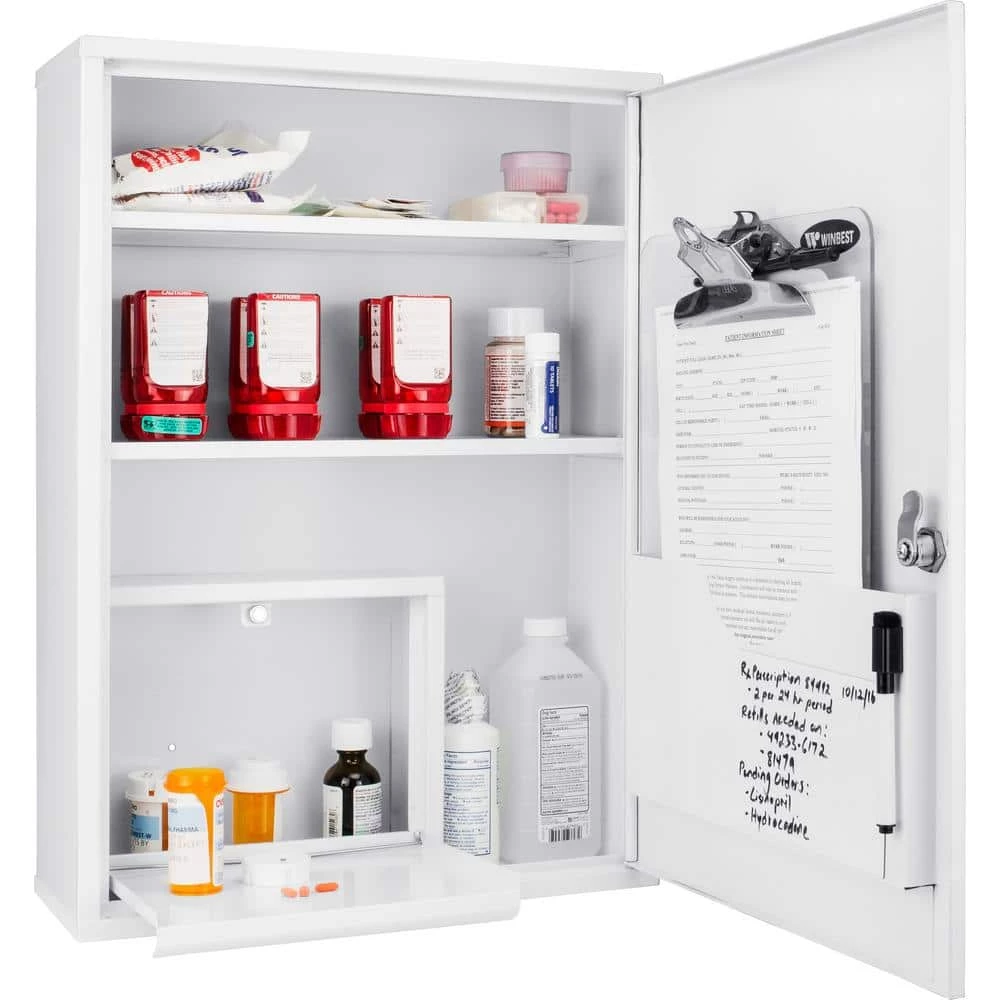 1-Piece Large Medical Cabinet First Aid Kit by BARSKA 4 1-Piece Large Medical Cabinet First Aid Kit by BARSKA - Image 2