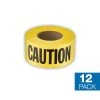 3 in. x 1000 ft. Caution/Cuidado Standard Barricade Tape (12-Pack) by Empire -Empire Sales Store yellows golds empire flagging tape 77 100212x 64 1000